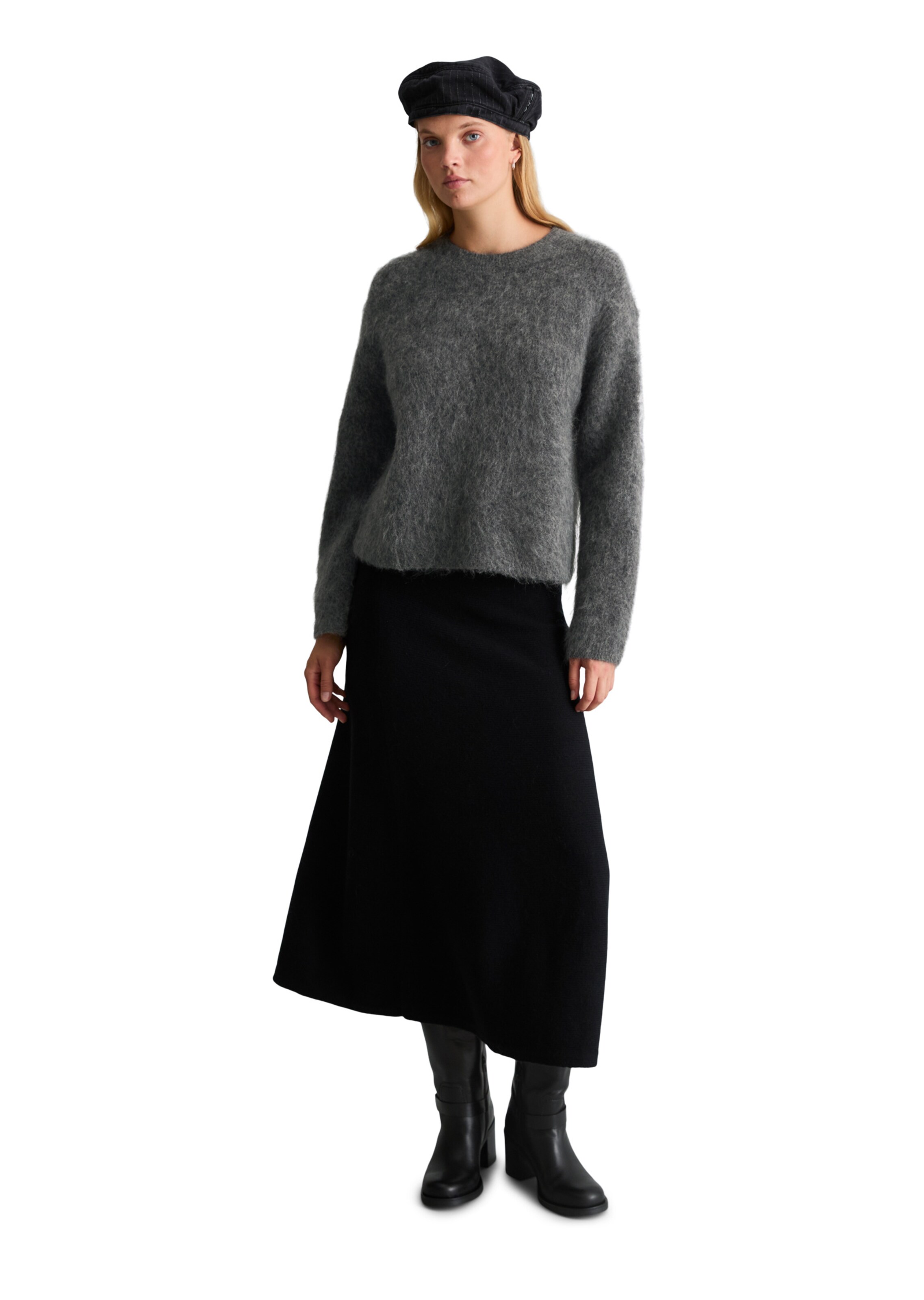 Marc O'Polo DENIM Sweater in Grey: front