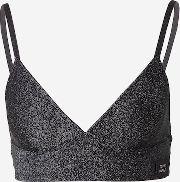 Tommy Hilfiger Underwear Triangel BH in Zwart: voorkant