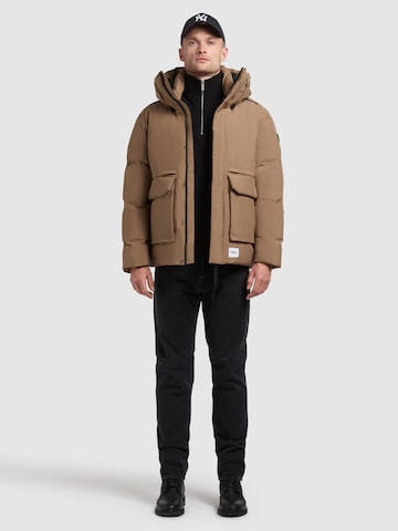 khujo Winterjacke 'Dave' in Braun
