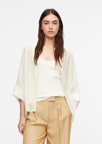COMMA Blouse in Beige: voorkant