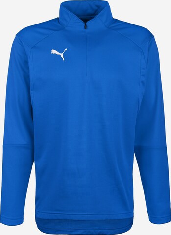 PUMA Athletic Sweatshirt in Blue: front