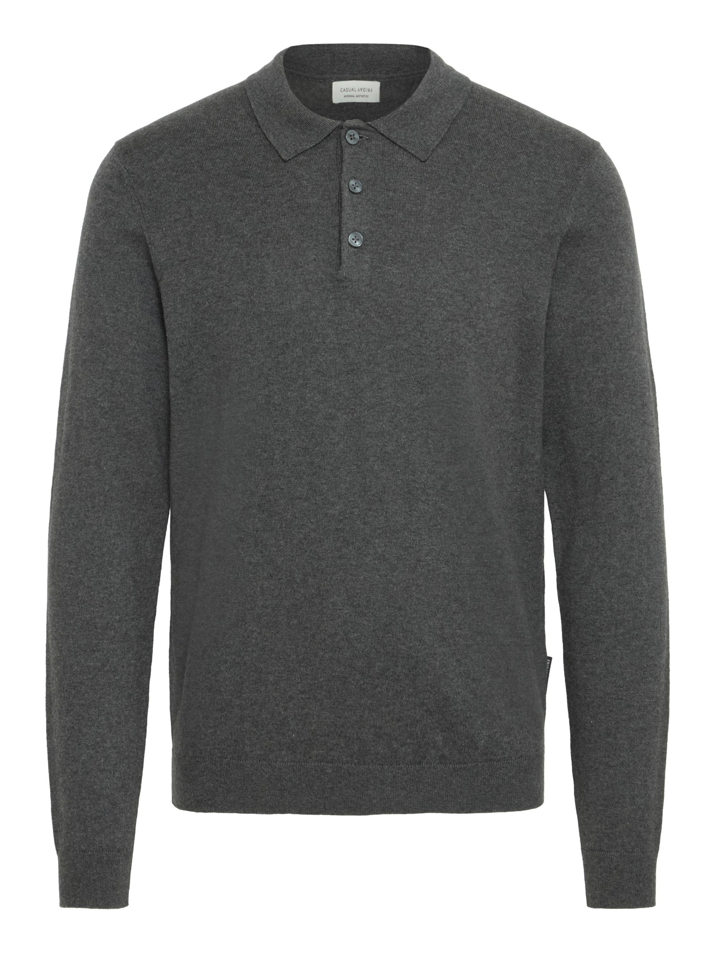 Casual Friday - Pullover ' CFFRODE ' em cinzento: frente