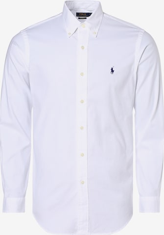 Coupe regular Chemise Polo Ralph Lauren en blanc : devant