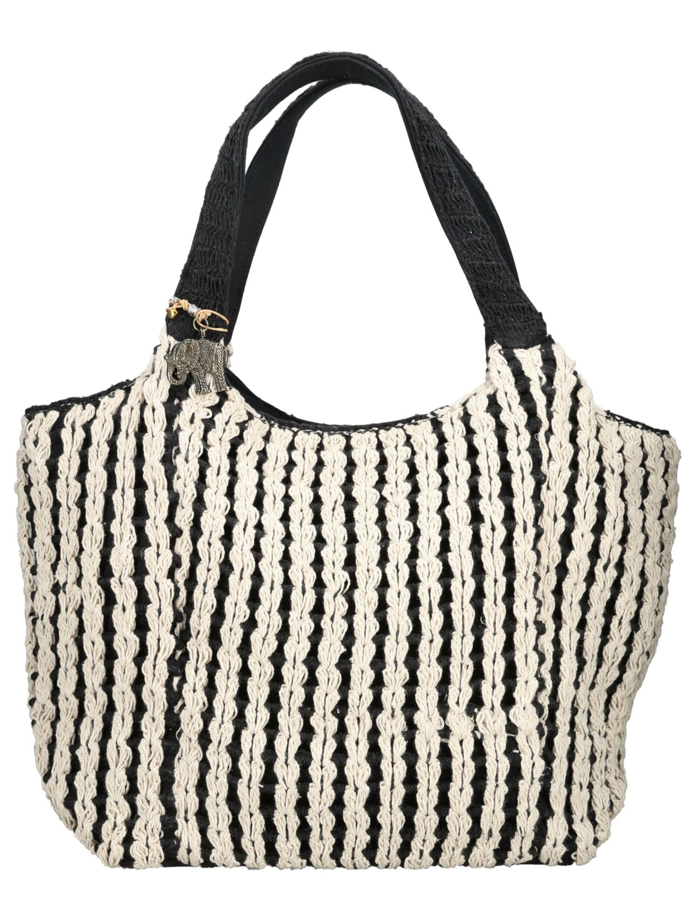 ANOKHI Shopper in White: front
