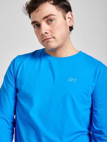 SPORTKIND Funktionsshirt 'Crew Neck Long Sleeve Shirt'‌‌‌‌‌‌‌ in Blau