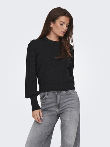 ONLY Sweater 'ONLKATIA' in Black: front