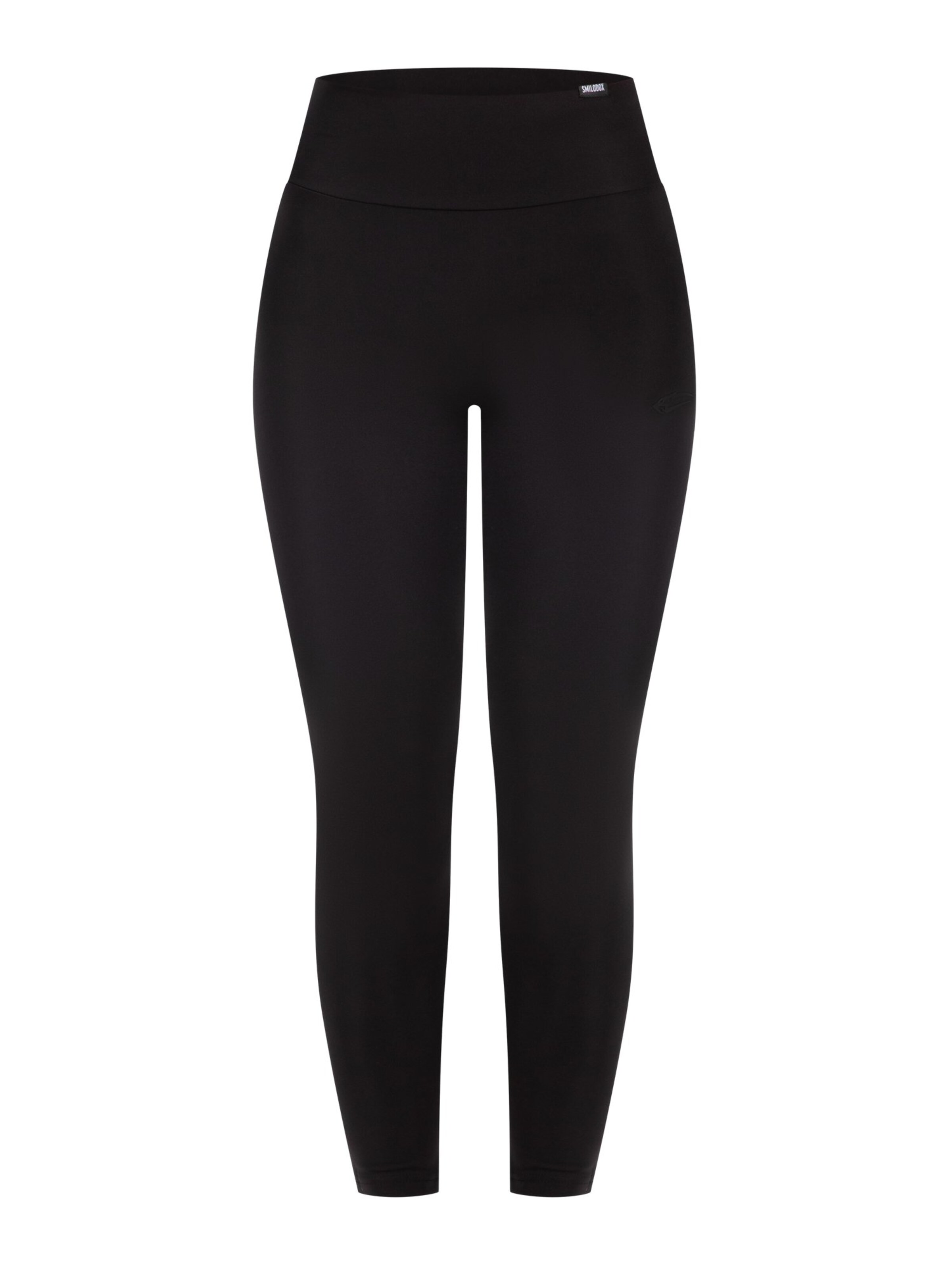 Smilodox Slimfit Leggings ' Kenna ' in Zwart: voorkant