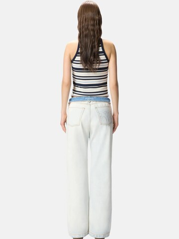 regular Jeans 'PINKO WANDA WAIST DOWN WIDE LEG PANTALONE' di PINKO in bianco