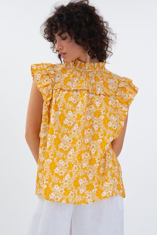 Aligne Blouse 'Enya' in Oranje: voorkant