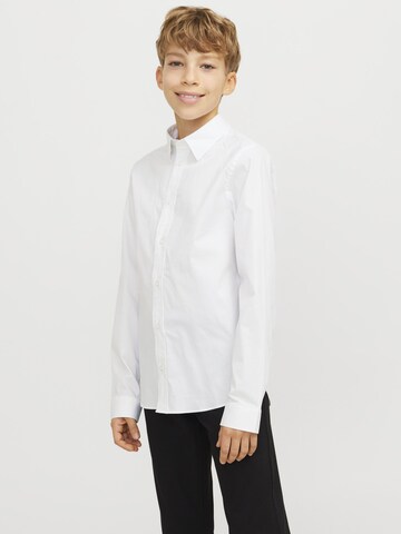 balta Jack & Jones Junior Standartinis modelis Marškiniai 'JJEAxel': priekis