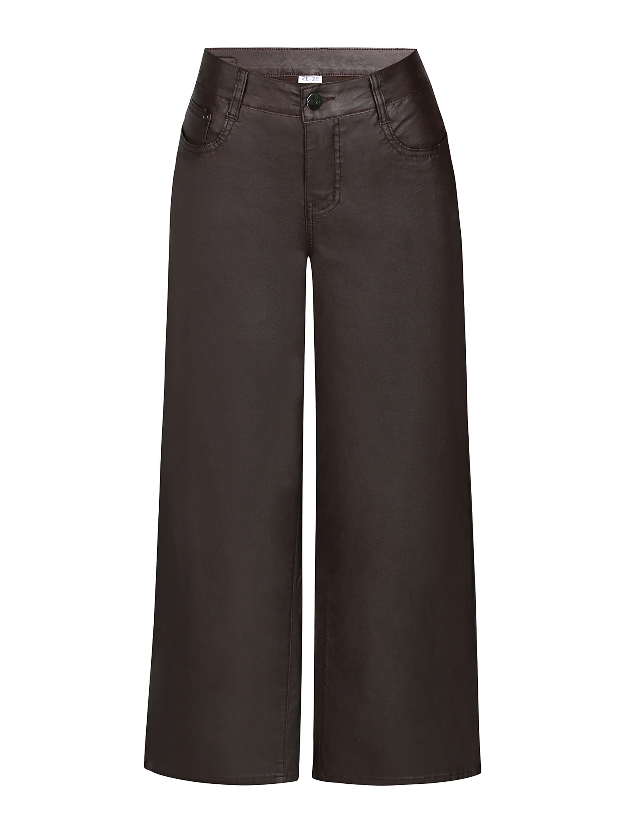 Pantalon 'Issey 207' ze-ze en marron : devant