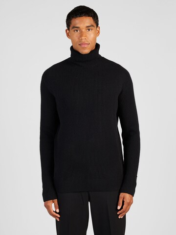 Les Deux - Pullover 'Eddie' em preto: frente