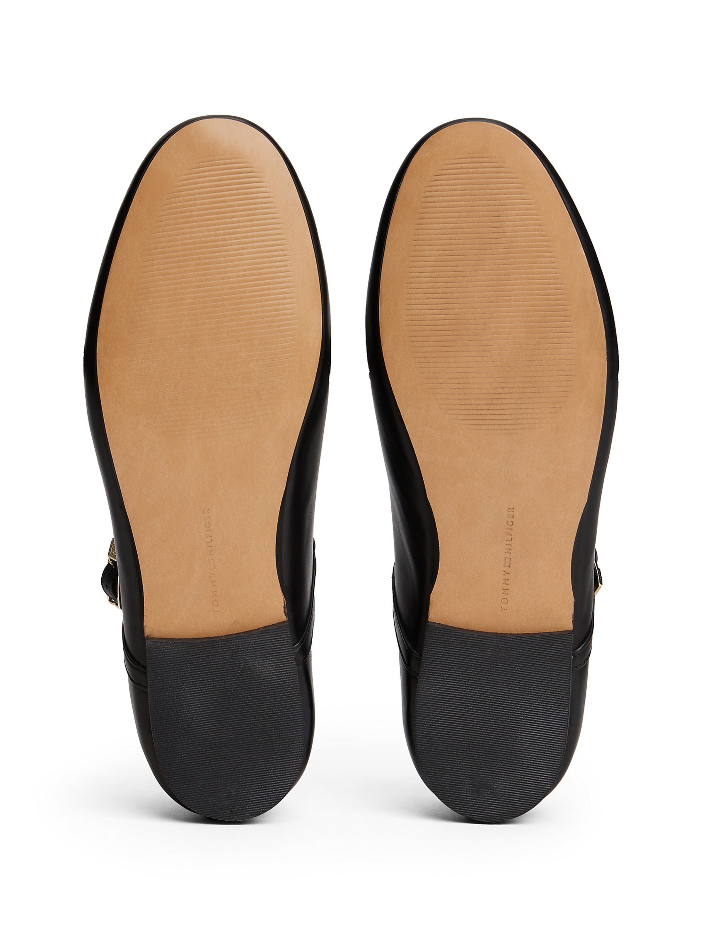 TOMMY HILFIGER Riemchenballerina in Schwarz