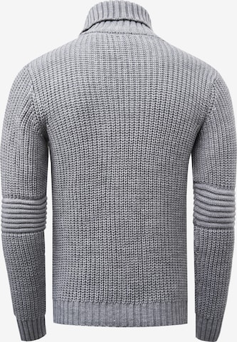 Rusty Neal Knit Cardigan in Grey