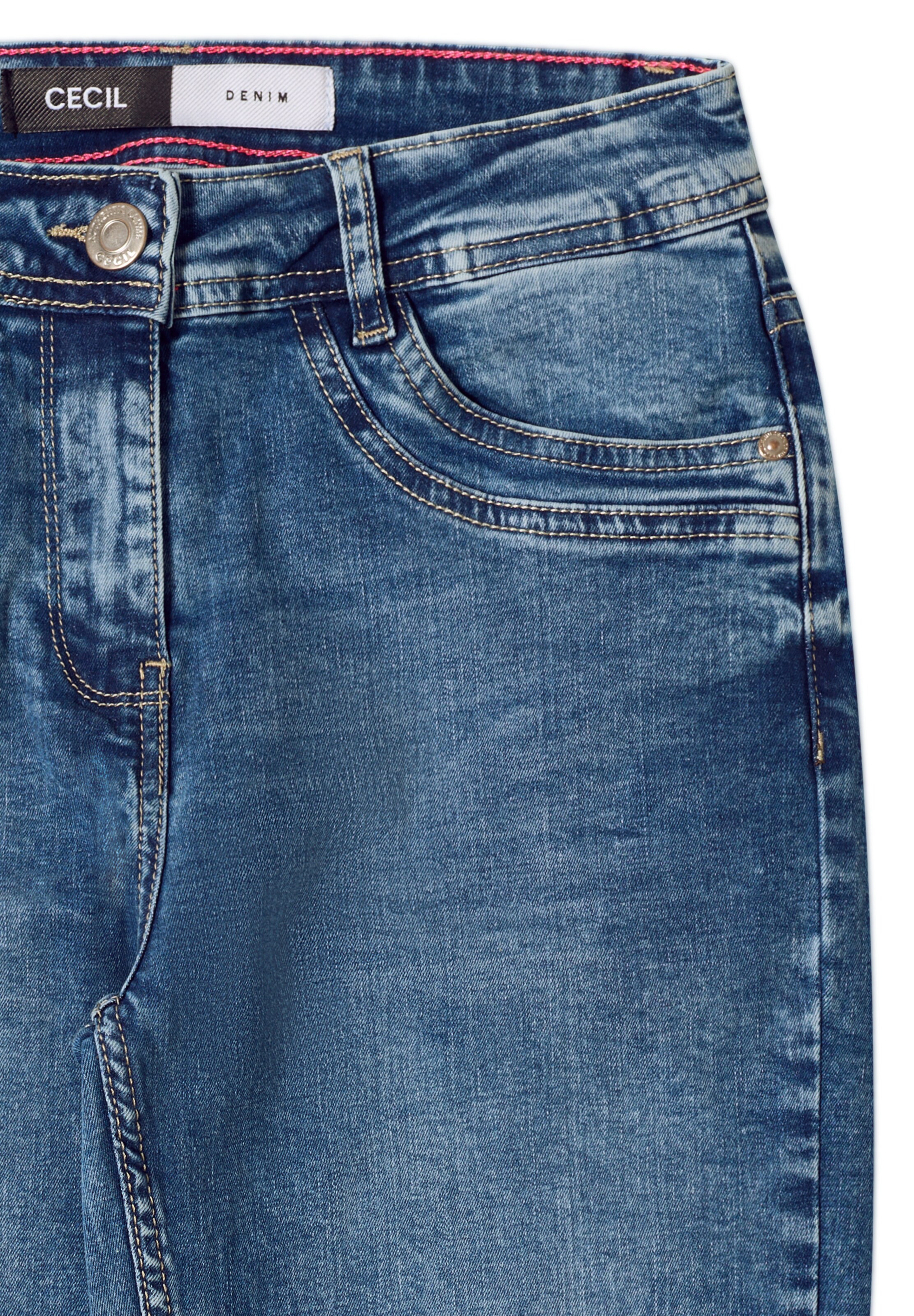 CECIL Slimfit Jeans in Blau