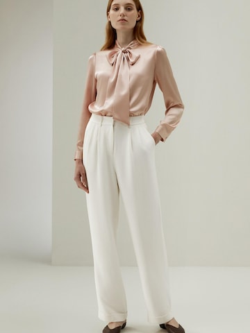 Lilysilk - Blusa 'LILYSILK Seidenbluse mit Schleife' en rosa