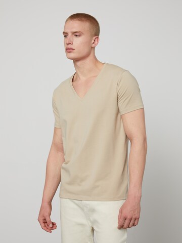 DAN FOX APPAREL Bluser & t-shirts 'Samuel' i beige: forside