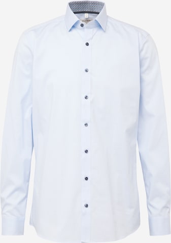 OLYMP Button Up Shirt 'Level 5' in Blue: front