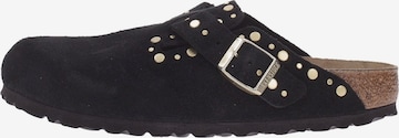 Clogs 'Boston' di BIRKENSTOCK in nero: frontale