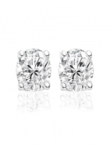 Fiocco Jewelry Earrings 'Giselle' in Silver: front