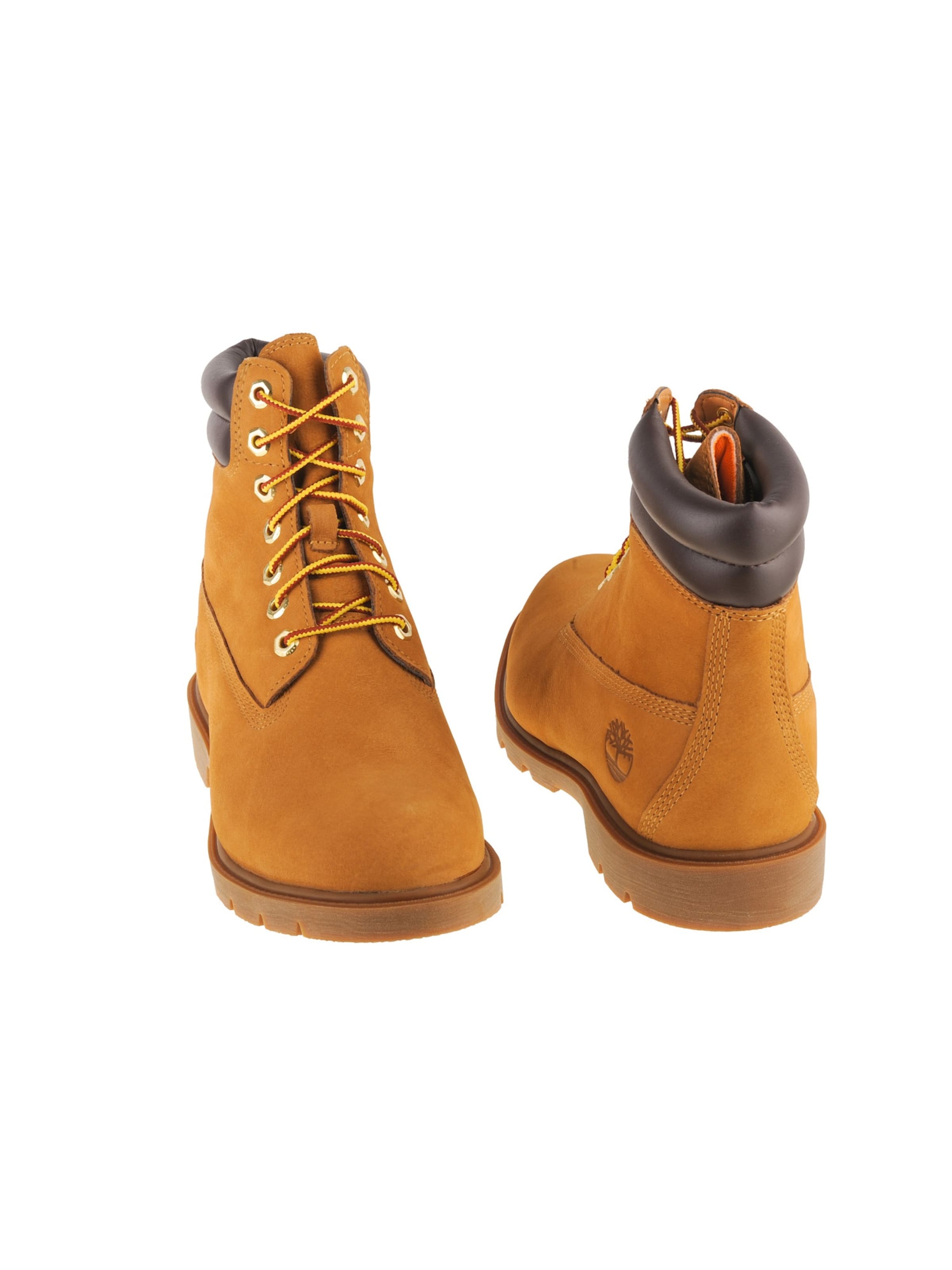 TIMBERLAND Lace-Up Boots '6 In Basic Boot' in Yellow