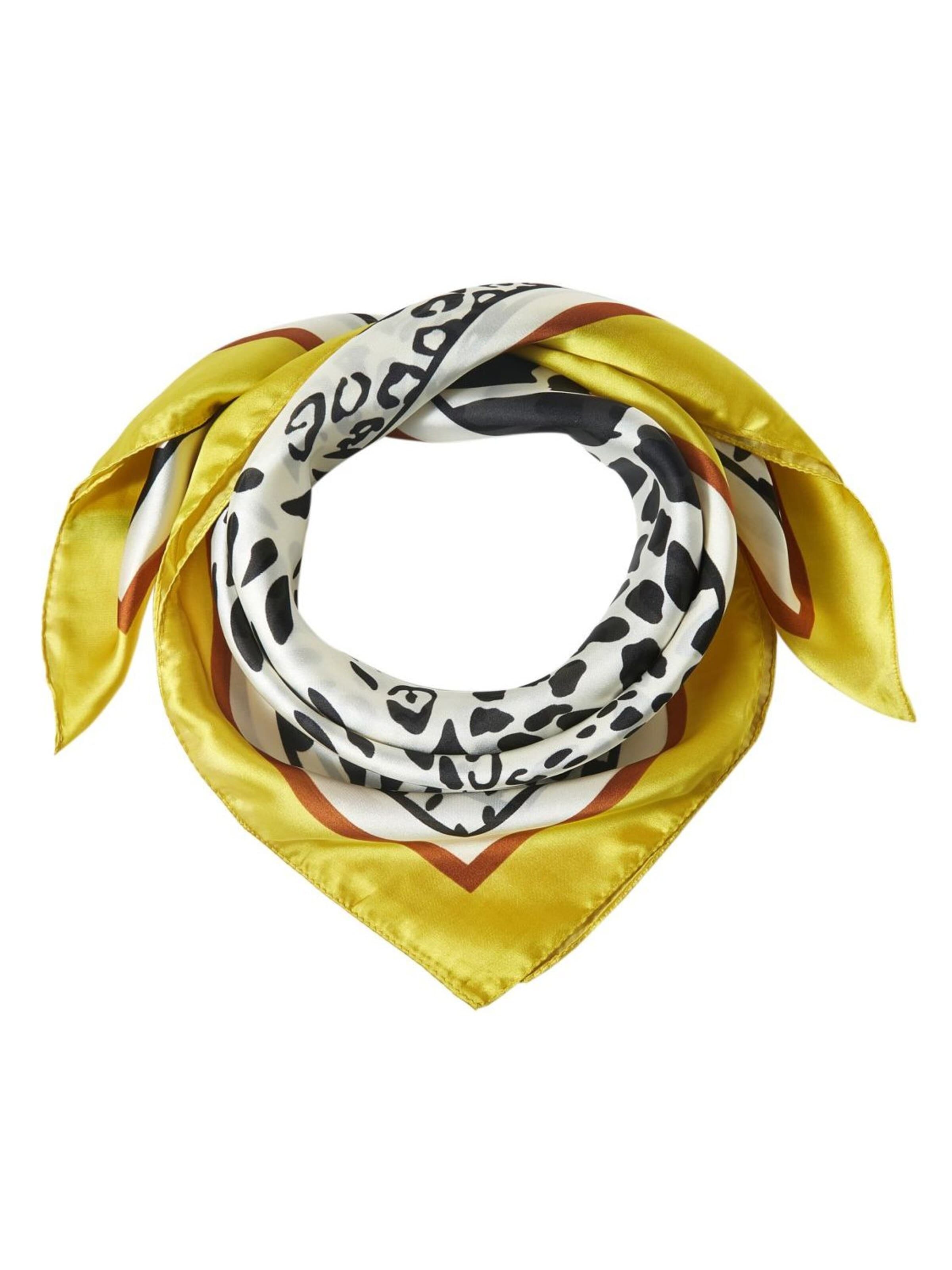 alberto cabale Scarf 'Process Cléo' in Yellow