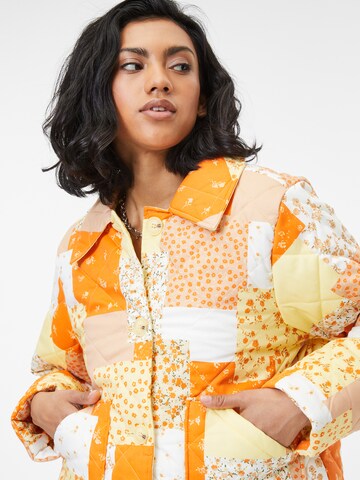 Monki Between-Season Jacket in Orange