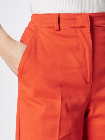 Sisley Normalny krój Spodnie w kant w kolorze czerwony