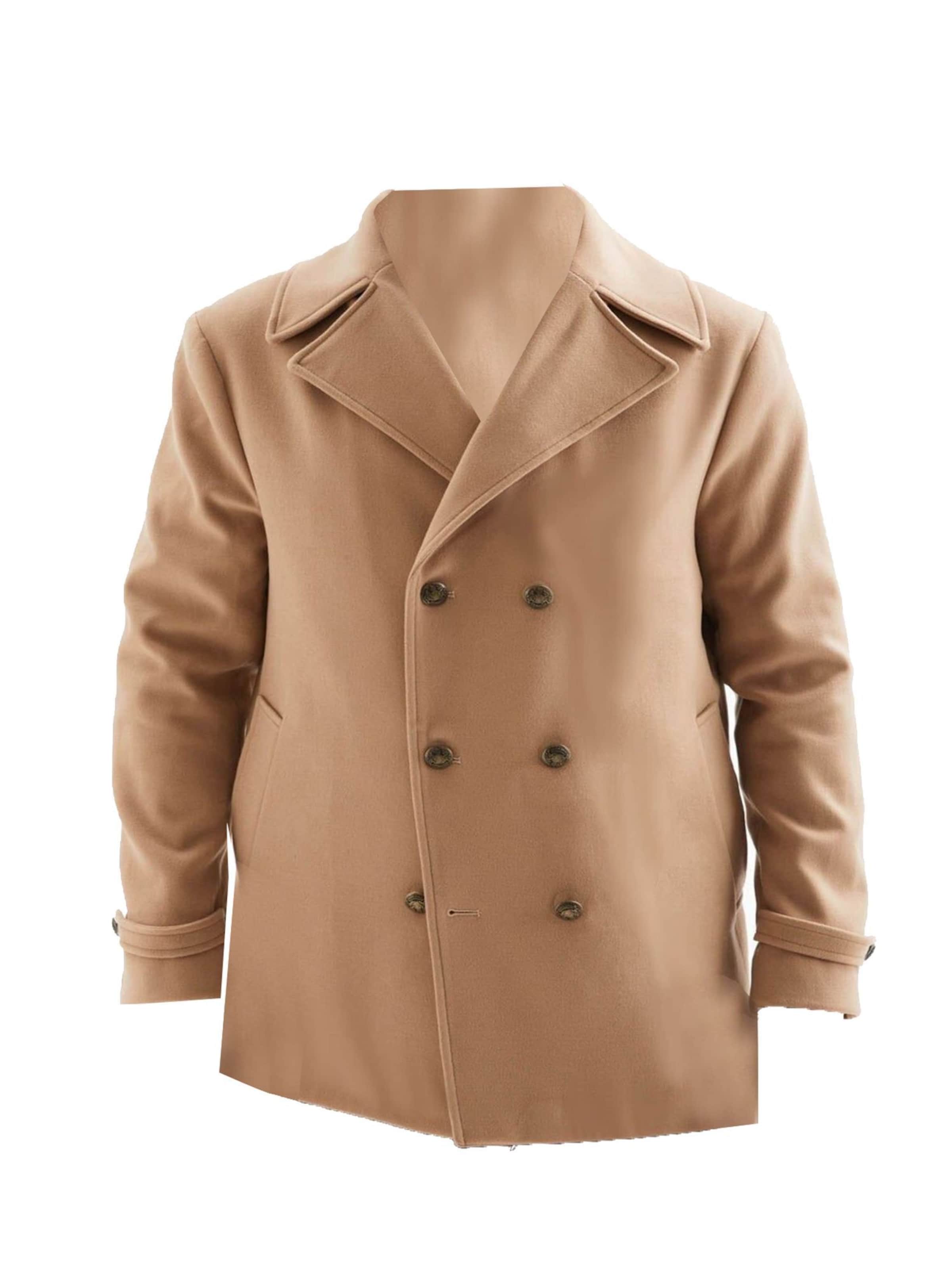 bēšs Antioch Starpsezonu mētelis: no priekšpuses