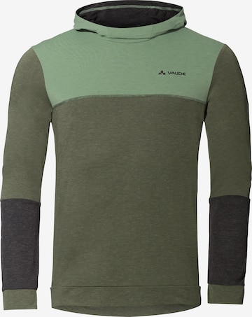 VAUDE Athletic Sweatshirt 'Qimsa' in Green: front
