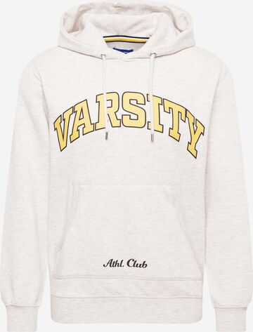 JACK & JONES - Sweatshirt 'Varsity' em branco: frente
