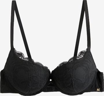 Push-up Soutien-gorge Next en noir : devant