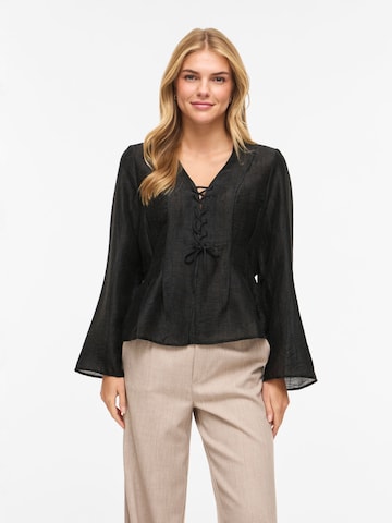 VILA - Blusa 'VICINA' en negro: frente