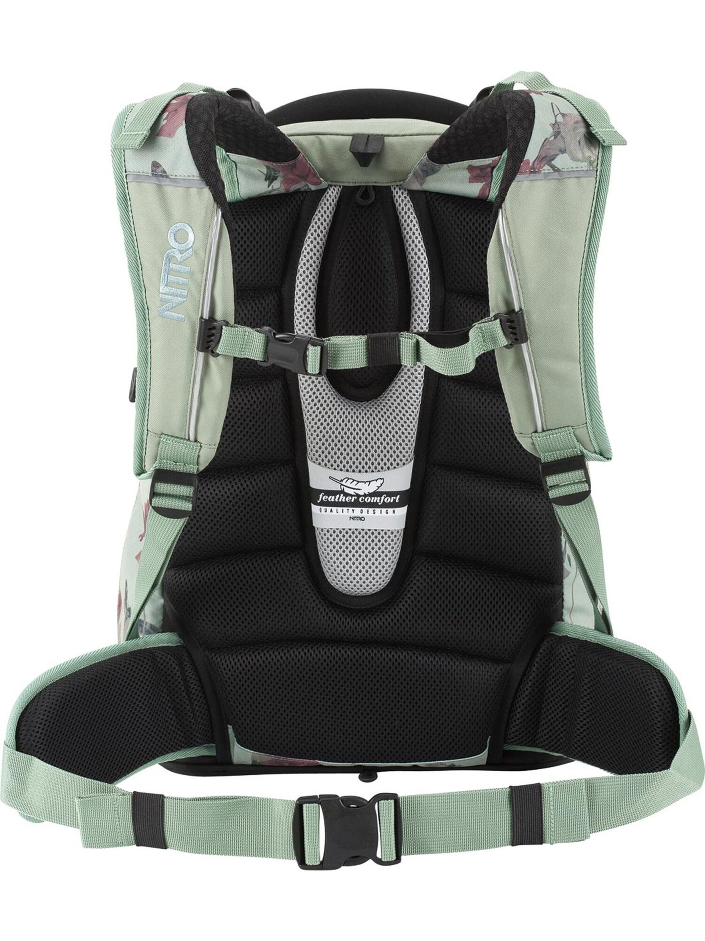 NitroBags Rucksack SUPERHERO in Grün: Vorderseite