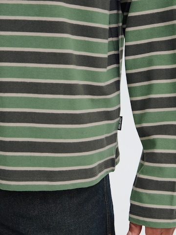 BLEND - Sudadera 'BHKhalid Striped' en verde