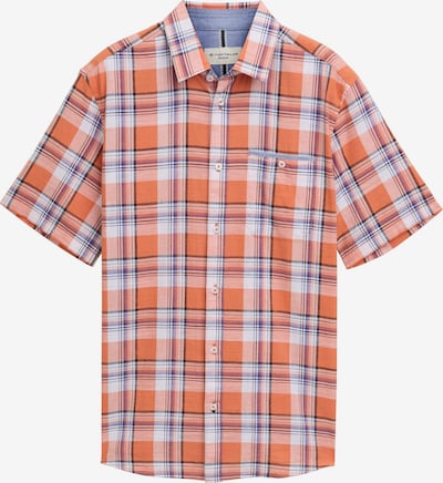 Marškiniai iš TOM TAILOR, spalva – tamsiai mėlyna jūros spalva / oranžinė / juoda / balta, Prekių apžvalga