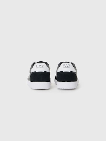 EA7 Emporio Armani - Zapatillas deportivas bajas 'NEW HERITAGE EAGLE' en negro