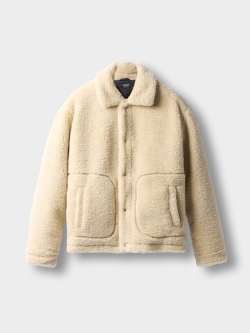 Burocs Between-Season Jacket 'Teddy' in Beige: front