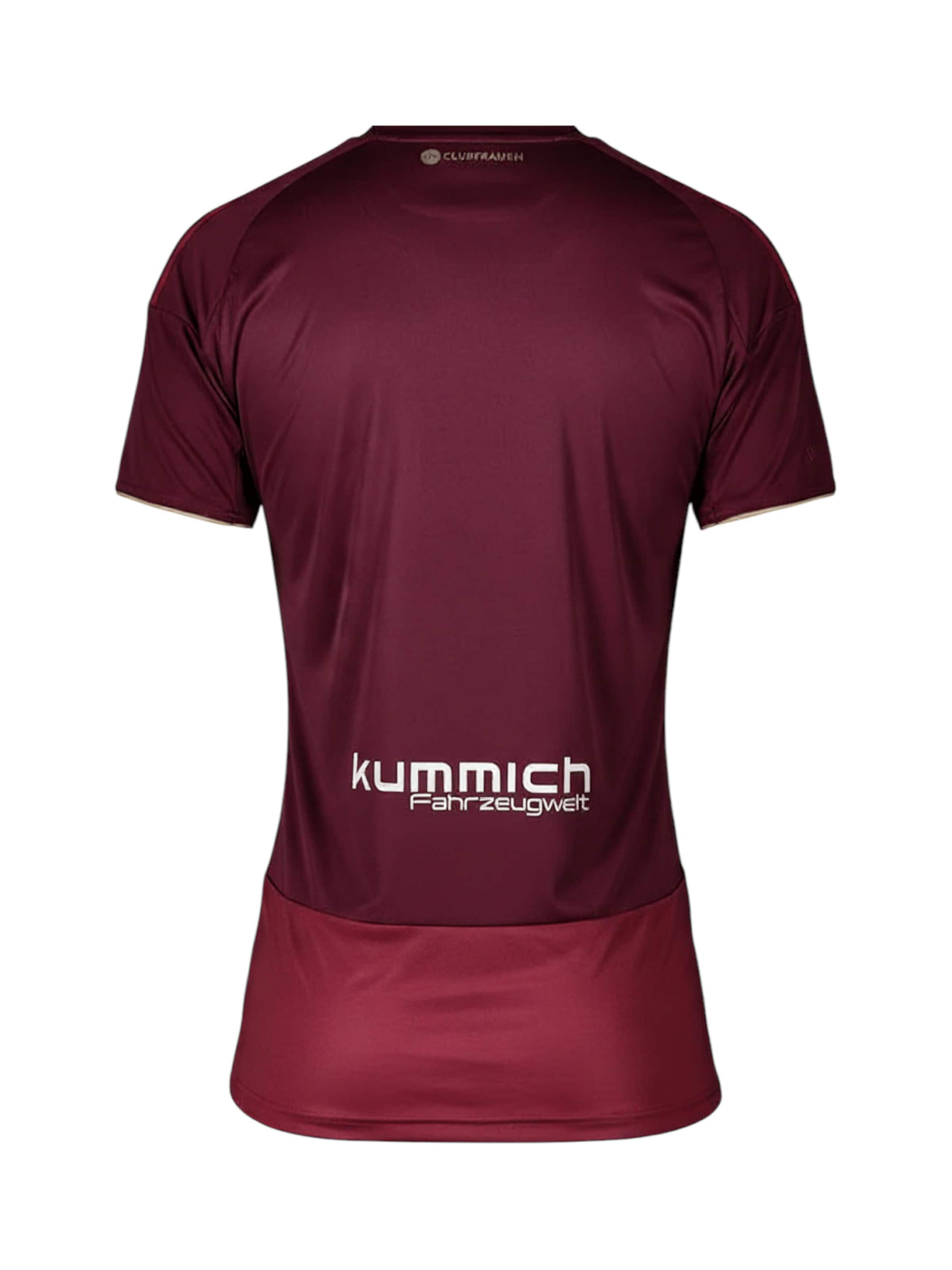 sarkans ADIDAS PERFORMANCE Sportiska stila krekls