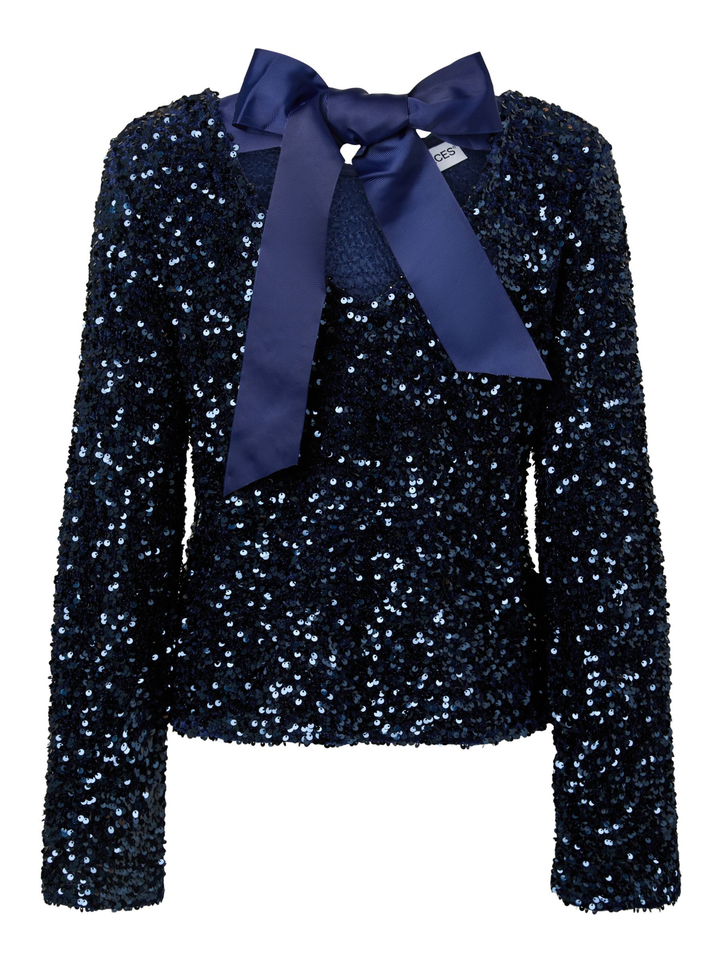 PIECES Top 'KAMMY' in Blue