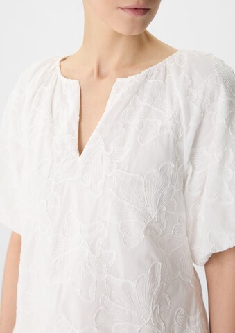 COMMA Bluse in Weiß