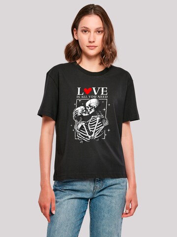 T-shirt 'Love is all you need' F4NT4STIC en noir : devant