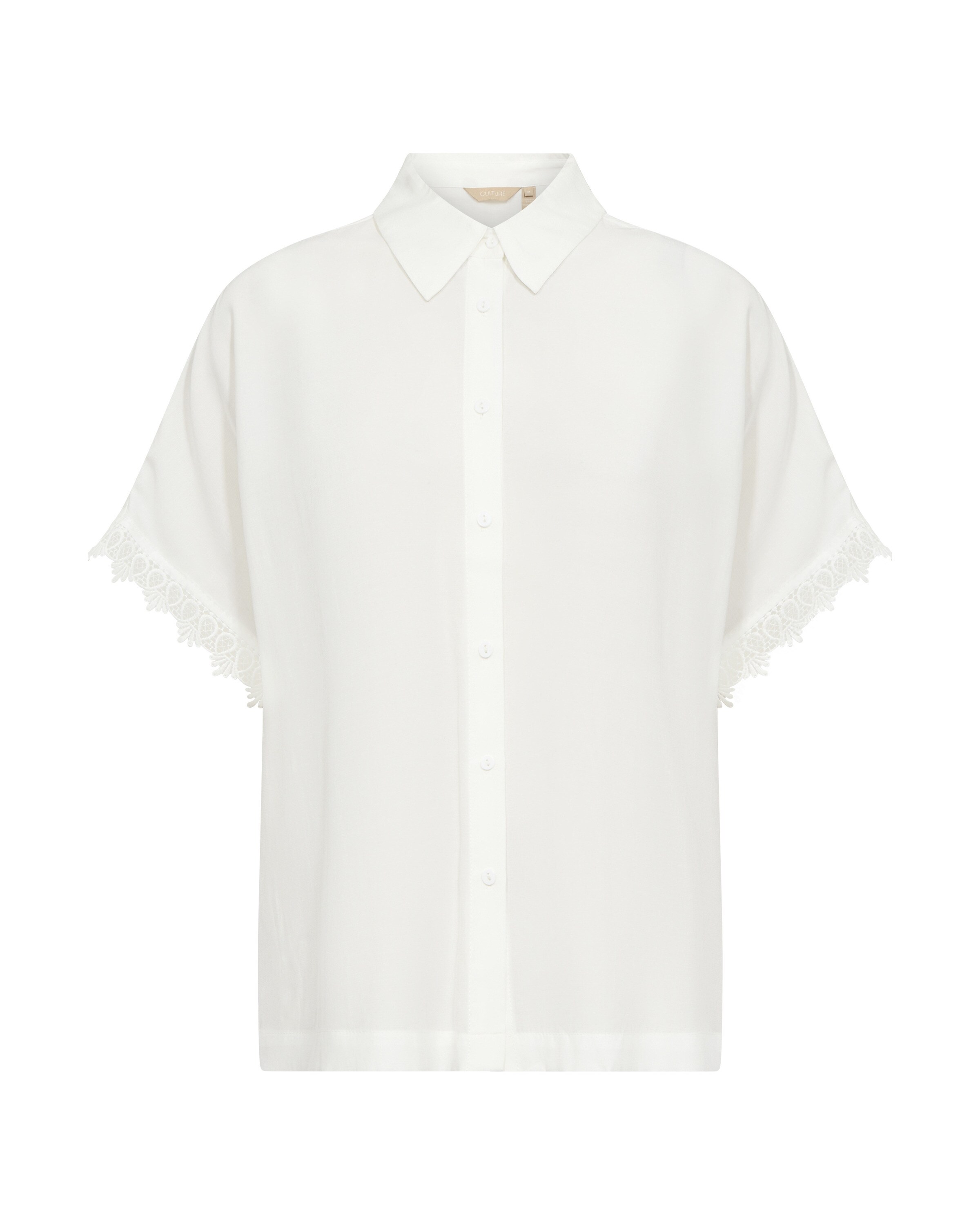 CULTURE Bluse 'Cian Asmine' in Weiß: Vorderseite