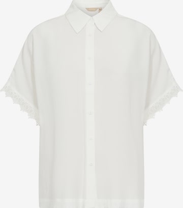 CULTURE Blouse 'Cian Asmine' in Wit: voorkant