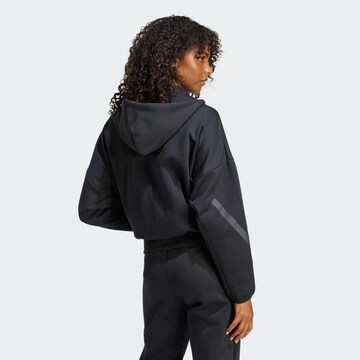 ADIDAS SPORTSWEAR Športová mikina so zipsom 'Z.N.E.' - Čierna