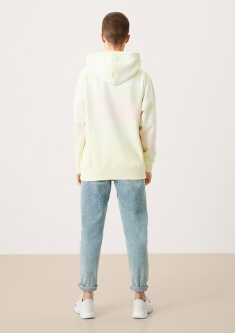 QS Sweatshirt in Geel