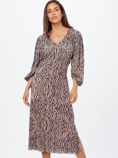 Rochie Freebird pe culoarea pielii / negru, Vizualizare model