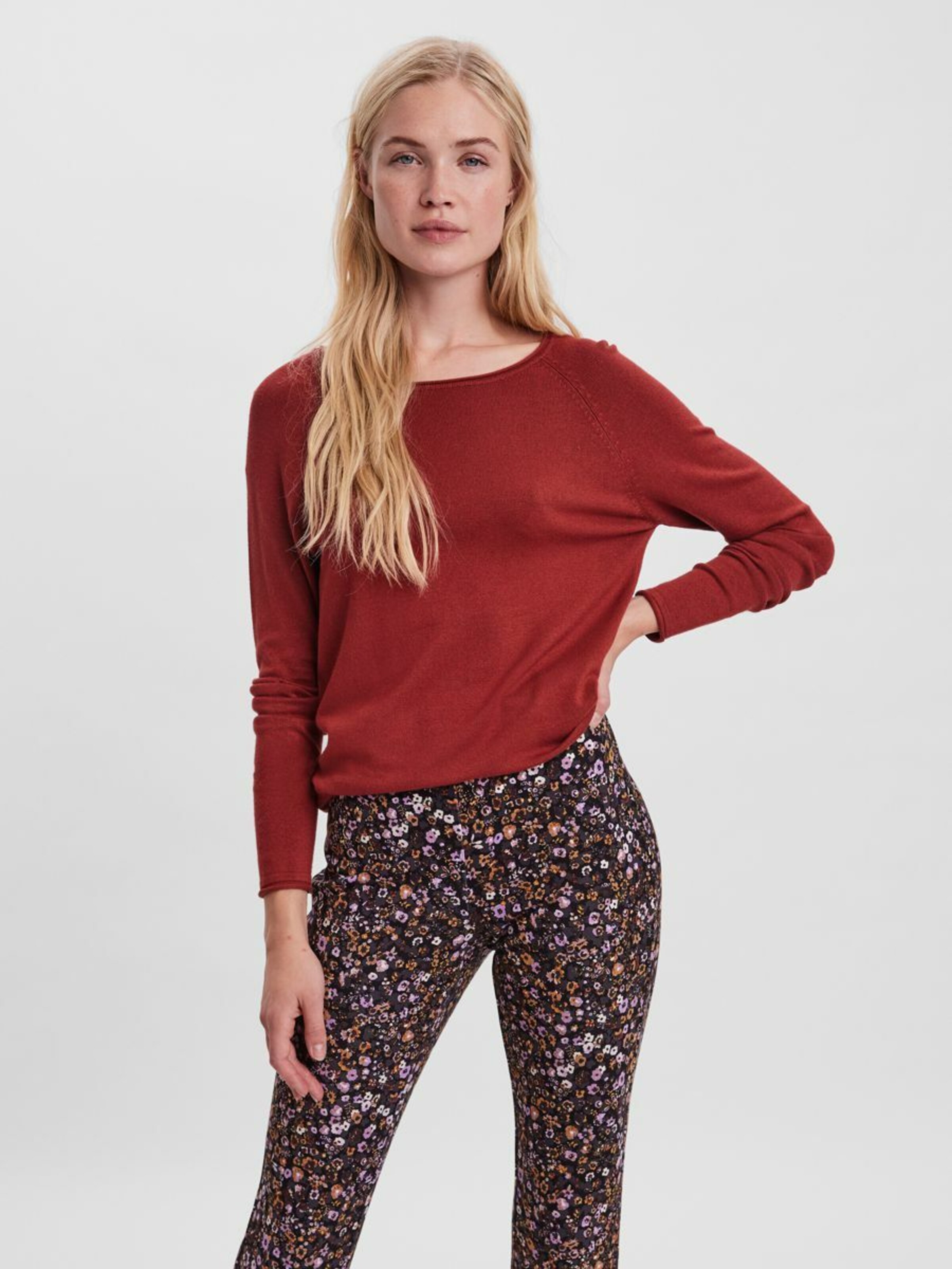 Frauen Pullover & Strick VERO MODA Pullover 'VMNellie Glory' in Rot - HH72862 Frauen Pullover & Strick VERO MODA Pullover 'VMNellie Glory' in Rot - HH72862