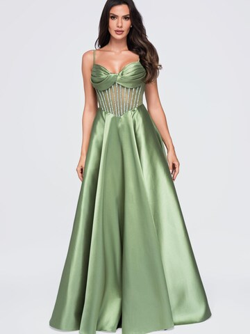 Ombre Evening dress in Green