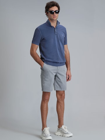 Coupe slim Pantalon chino 'ZEGLER' Lufian en gris
